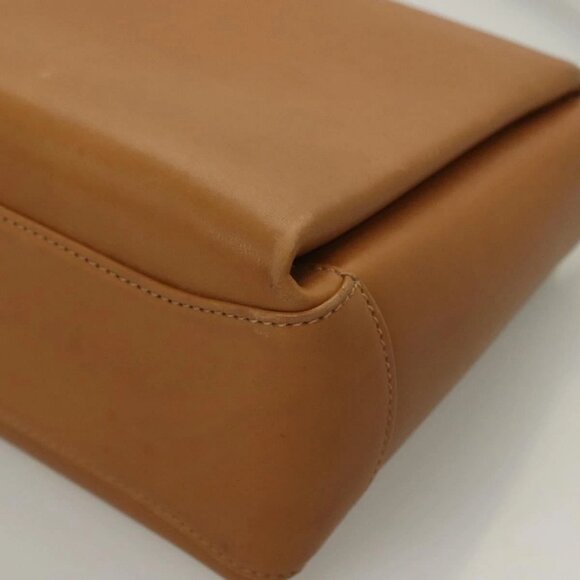 GUCCI Bamboo Hand Bag Leather Brown Gold 000 26 0175 Auth 127876 - Picture 3 of 16